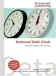 National Debt Clock,6136141884,9786136141886