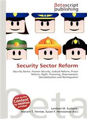 Security Sector Reform,6131206058,9786131206054
