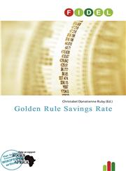 Golden Rule Savings Rate,6138309790,9786138309796