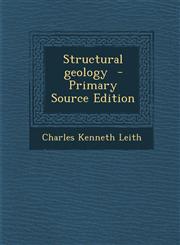 Structural geology  - Primary Source Edition,1295792850,9781295792856