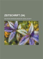 Zeitschrift (54),115346764X,9781153467643