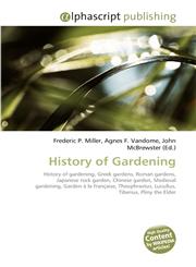 History of Gardening,6130085109,9786130085100