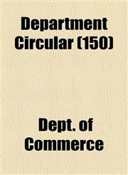 Department Circular (150),115456410X,9781154564105