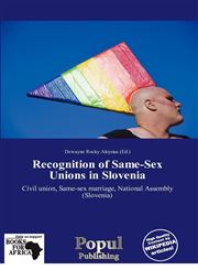 Recognition of Same-Sex Unions in Slovenia,6139265940,9786139265947