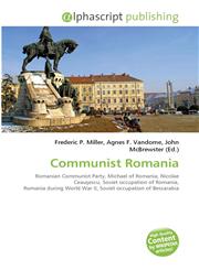 Communist Romania,6130007345,9786130007348