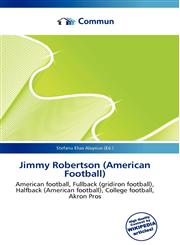 Jimmy Robertson (American Football),6134936561,9786134936569