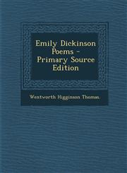Emily Dickinson Poems - Primary Source Edition,1293450987,9781293450987