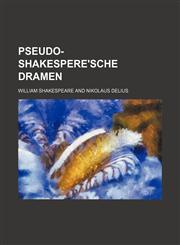 Pseudo-Shakespere'sche Dramen,1150587067,9781150587061