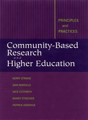 Community-Based Research and Higher Education Principles and Practices,0787962058,9780787962050
