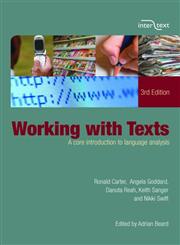 Working with Texts: A Core Introduction to Language Analysis (Inter Text),0415414245,9780415414241