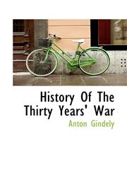 History Of The Thirty Years' War,1117295222,9781117295220