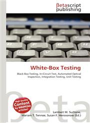 White-Box Testing,6131057230,9786131057236