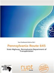 Pennsylvania Route 645,6138524969,9786138524960