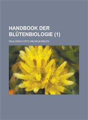 Handbook Der Blutenbiologie (1 ),1236279468,9781236279460