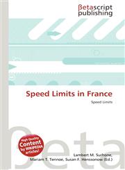 Speed Limits in France,6136496909,9786136496900