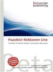 Paasikivi-Kekkonen Line,6131496544,9786131496547