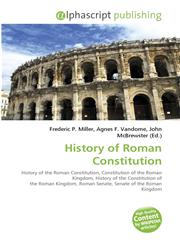 History of Roman Constitution,6130004370,9786130004378