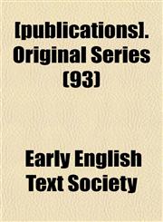 [publications]. Original Series (93),1151803952,9781151803955