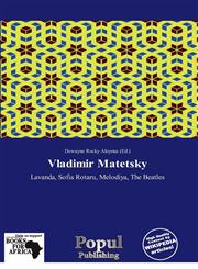 Vladimir Matetsky,6139306213,9786139306213