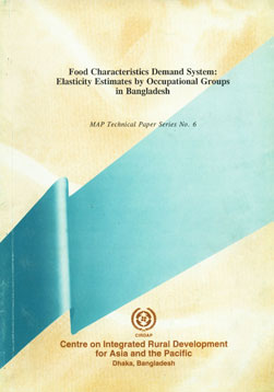 Food Characteristics Demand System Elasticity Estimates by Occupational Groups in Bangladesh