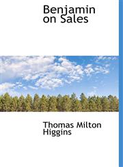 Benjamin on Sales,1117986063,9781117986067