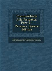 Commentario Alle Pandette, Part 2,1287613179,9781287613176