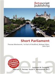 Short Parliament,613481539X,9786134815390