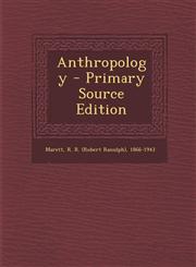 Anthropology - Primary Source Edition,1294074725,9781294074724