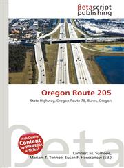 Oregon Route 205,6136163985,9786136163987