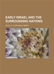 Early Israel and the Surrounding Nations,1770451250,9781770451254