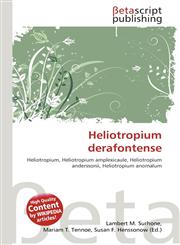 Heliotropium derafontense,6133508450,9786133508453