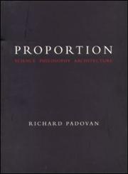 Proportion Philosophy, Science and Architecture,0419227806,9780419227809