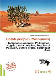 Batak people (Philippines),6138442083,9786138442080