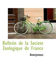 Bulletin de la Société Zoologique de France,1113636068,9781113636065