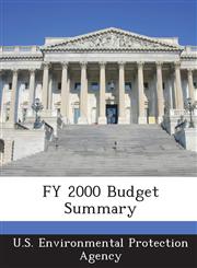 FY 2000 Budget Summary,1288810083,9781288810086