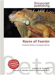Races of Faerûn,6130944381,9786130944384