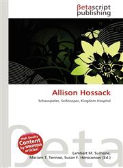 Allison Hossack,6135163043,9786135163049
