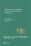 Educational Accountability Effects An International Pespective: A Special Issue of the Peabody Journal of Education Vol. 75, No. 4,0805897283,9780805897289