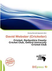 David Webster (Cricketer),6201451595,9786201451599