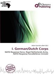 I. German/Dutch Corps,6200191328,9786200191328