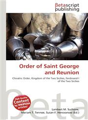 Order of Saint George and Reunion,6136079380,9786136079387