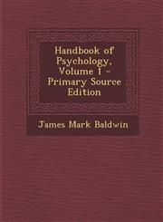 Handbook of Psychology, Volume 1 - Primary Source Edition,1293835994,9781293835999