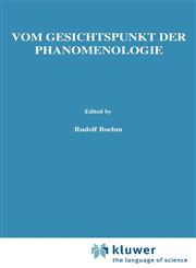 Vom Gesichtspunkt der Phänomenologie Husserl-Studien,9024702593,9789024702596