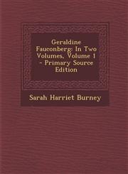 Geraldine Fauconberg In Two Volumes, Volume 1 - Primary Source Edition,1294147730,9781294147732