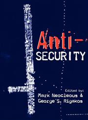 Anti-Security,1926958144,9781926958149