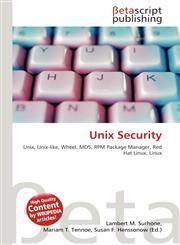 Unix Security,6134624268,9786134624268