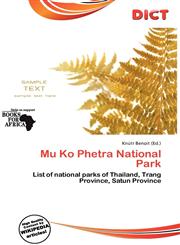 Mu Ko Phetra National Park,6135896911,9786135896916