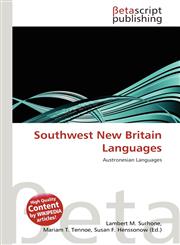 Southwest New Britain Languages,6135430815,9786135430813