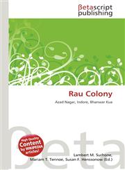 Rau Colony,6135071009,9786135071009