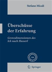 Überschüsse der Erfahrung Grenzdimensionen des Ich nach Husserl,1402083882,9781402083884